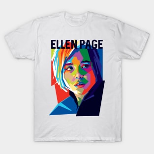 Ellen Page Pop Art T-Shirt